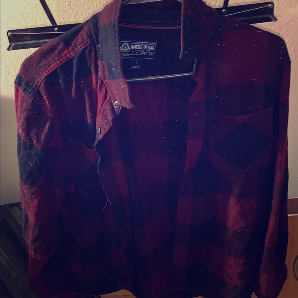 Stylish red flannel